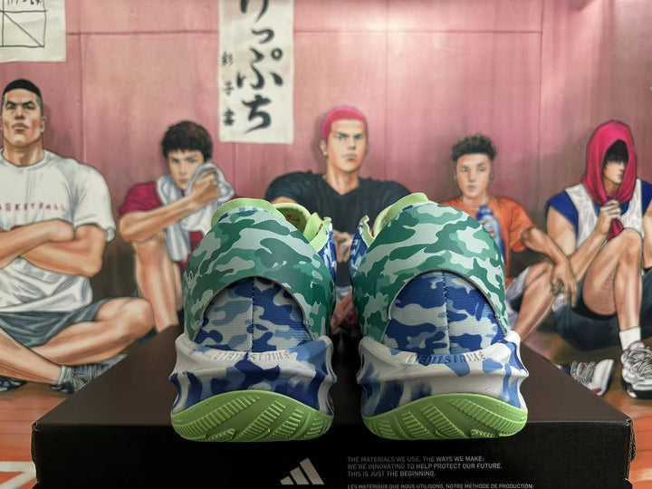 Adidas Adizero Basketball Shoes in Multicolor Camouflage