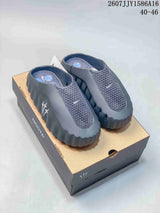 Nike Mind 001 Closed-Toe Slides in Black