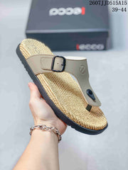 ECCO Comfort Sandals Beige with Black Sole 2607JJD515A15