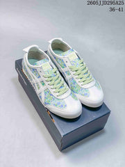 Onitsuka Tiger Floral Sneakers Pink and Green JD295A25