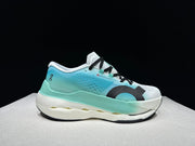 On Cloudboom Max Running Shoes, White and Light Blue