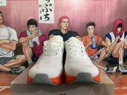 On Running Shoes in White and Orange
