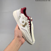 Converse 1970 Low-Top Sneakers White Burgundy Gold