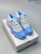 Jordan Air Jordan 11 Retro High-Top Sneakers Blue and White