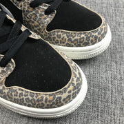 Air Jordan 1 Mid SE GS Leopard Print Sneakers BQ6931-021