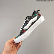 Vans Knu Skool Low-Top Sneakers in Monogram Print