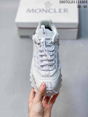 Moncler Pacey White Low-Top Sneakers 2607GLD1114A04