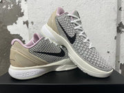 Nike Kobe 6 Protro White Grey Basketball Shoes