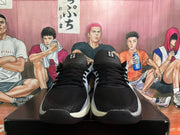 Nike Black and Silver Basketball Sneakers