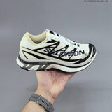 MM6 Maison Margiela x Salomon XT-4 Sneakers, White and Black