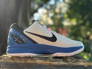 Nike Kobe 6 Basketball Shoes in White, Blue and Pink