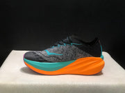 HOKA Mach X 2 Running Shoes, Black and Turquoise