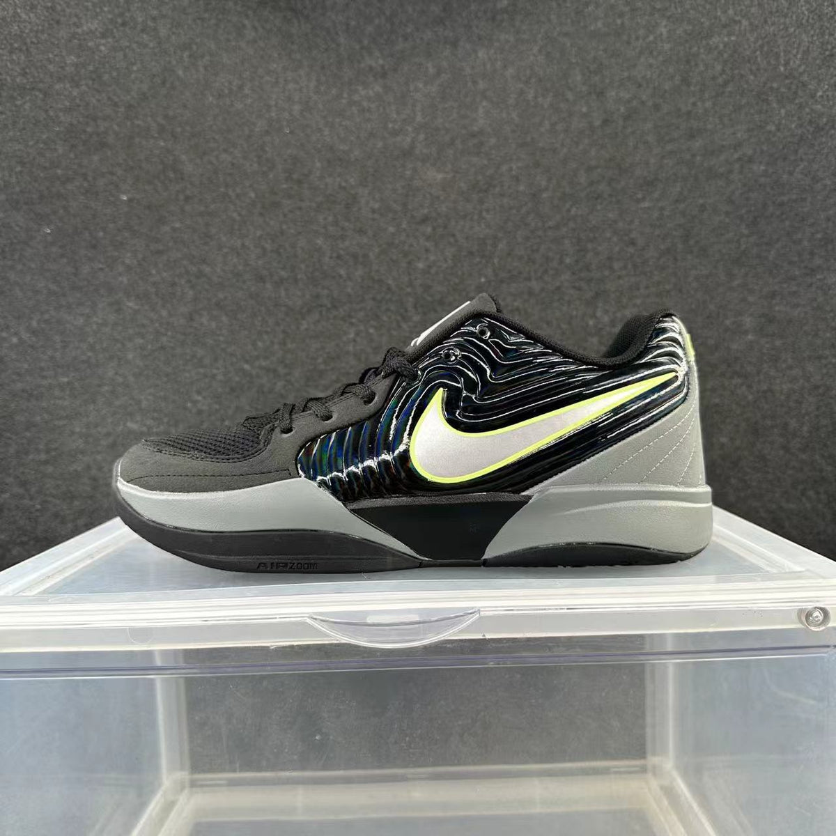 Nike Black and Gray Basketball Sneakers