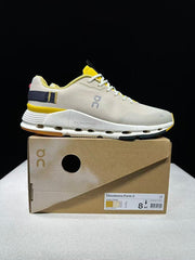 On Cloudnova Form 2 Sneakers in Beige and Yellow