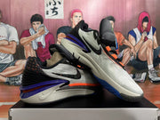 Nike Basketball Shoes in White, Gray, Orange and Purple
