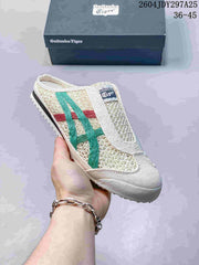 Onitsuka Tiger Mexico 66 Sabot Cream Green Red 2604JDY297A25