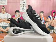 Basketball Sneakers Black White Gray Low-Top
