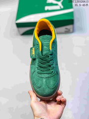 PUMA Palermo Leather Sneakers Green Yellow 2507JJD320A13