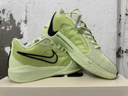 Nike Zoom Basketball Shoes in Pale Yellow and Black