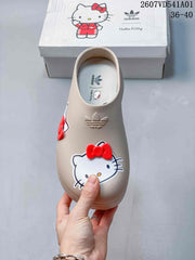 adidas x Hello Kitty Platform Mule Clogs in Beige
