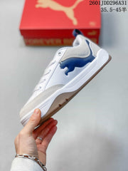 PUMA 2601JDD296A31 White Blue Platform Sneakers