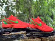 Nike Kobe 6 Basketball Shoes in Red and Green