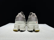 On Cloudsurfer Max Gray Beige Running Sneakers
