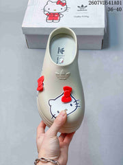 adidas x Hello Kitty Platform Mule Clogs, Cream, 07VD541A01