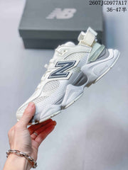 New Balance 9060 Mule Sneakers White Navy