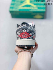 Nike SB Dunk Low White Grey Navy Sneakers QL1988-0