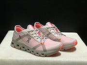 On Cloud X 4 AD Sneakers in Pink and Gray