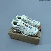 Salomon XT-6 Trail Running Shoes, White and Grey