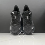 HOKA Clifton 9 Black and White Running Shoes