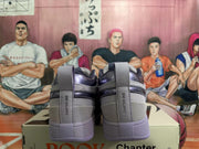 Nike Dunk Low Sneakers in Gray and Purple