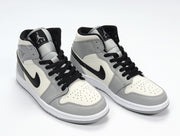Jordan 1 High Dior-Inspired Sneakers Grey White Black