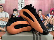 Black and Orange Basketball Sneakers