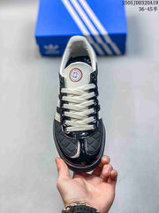 Adidas Originals Gazelle Indoor Sneakers Black White 2505JDD320A19
