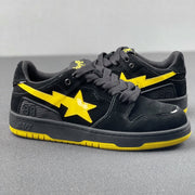 A Bathing Ape SK8 Sta Sneakers Black Yellow