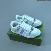 Gucci Distressed Screener Low-Top Sneakers