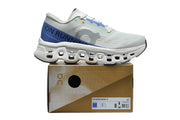 On Cloudmonster 3 Running Shoes in White and Blue