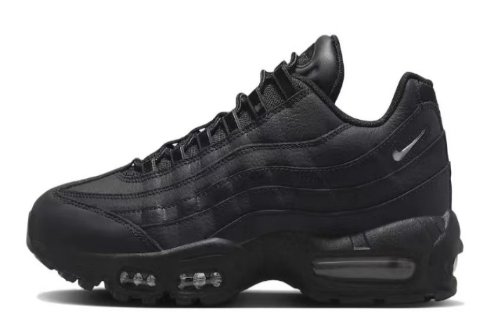 Nike Air Max 95 Black and Silver Sneakers