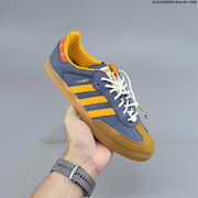 Adidas Originals Samba Sneakers Blue and Gold LA3985