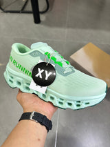On Cloudmonster 2 Mint Green Running Shoes