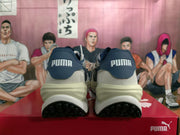 PUMA Rider Elite Sneakers in White and Navy