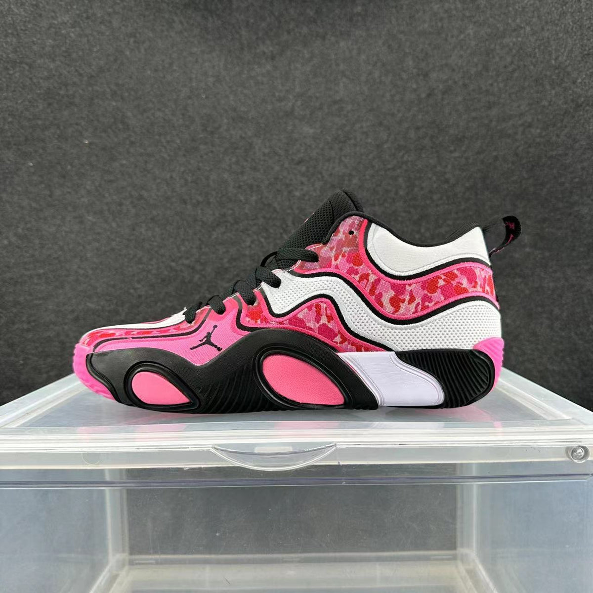 Jordan Pink White Black Sneakers