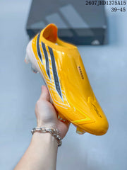 adidas F50 Elite Yellow Black Laceless Soccer Cleats