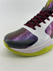 Nike Kobe 5 Protro Basketball Shoes White Purple Volt CD4991-100