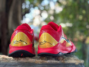 Nike Kobe 5 Basketball Shoes in Red and Gold