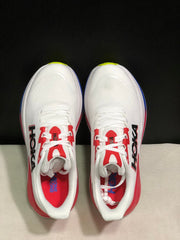 HOKA Skyward X Running Shoes, White Red Blue
