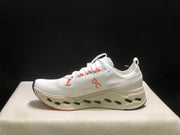 On Cloudsurfer Max Running Shoes Ivory Salmon